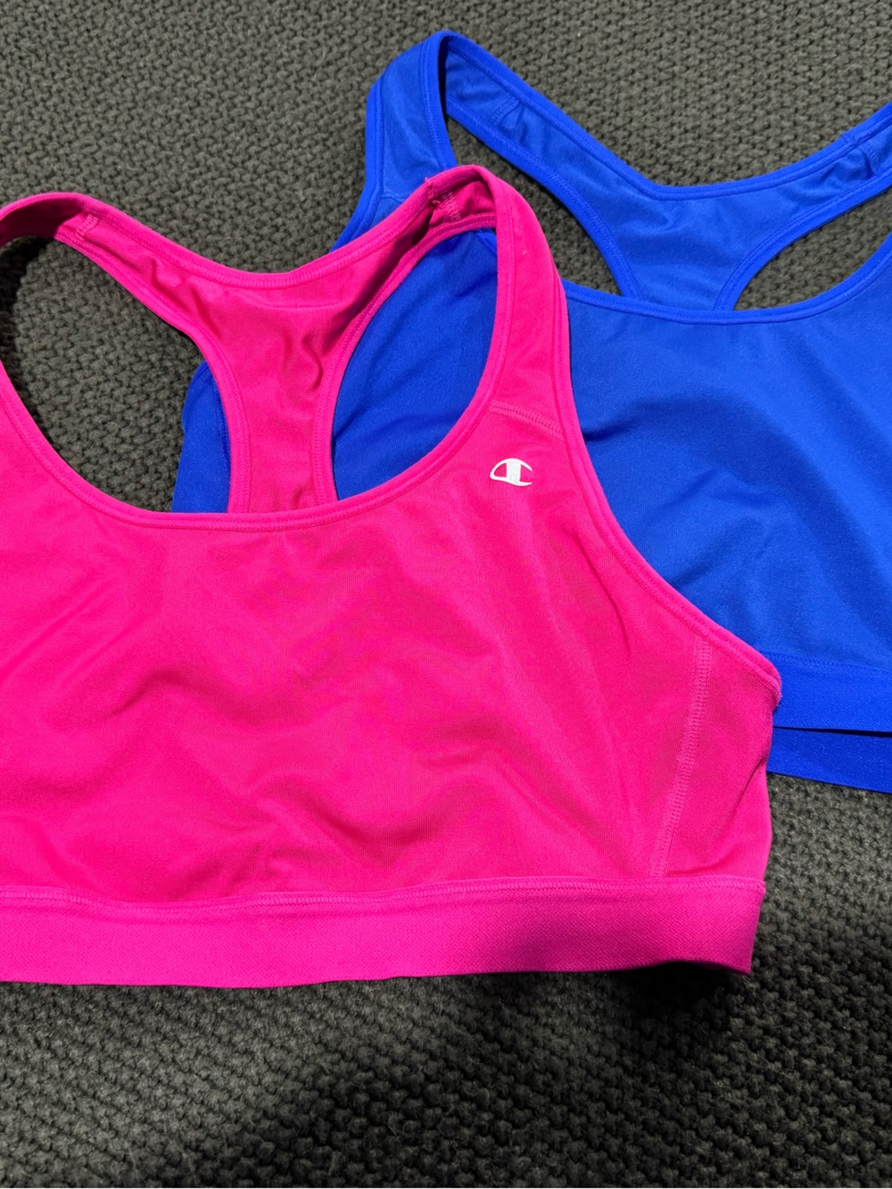 Champion Women’s Pink and Blue Racerback Sports Bras